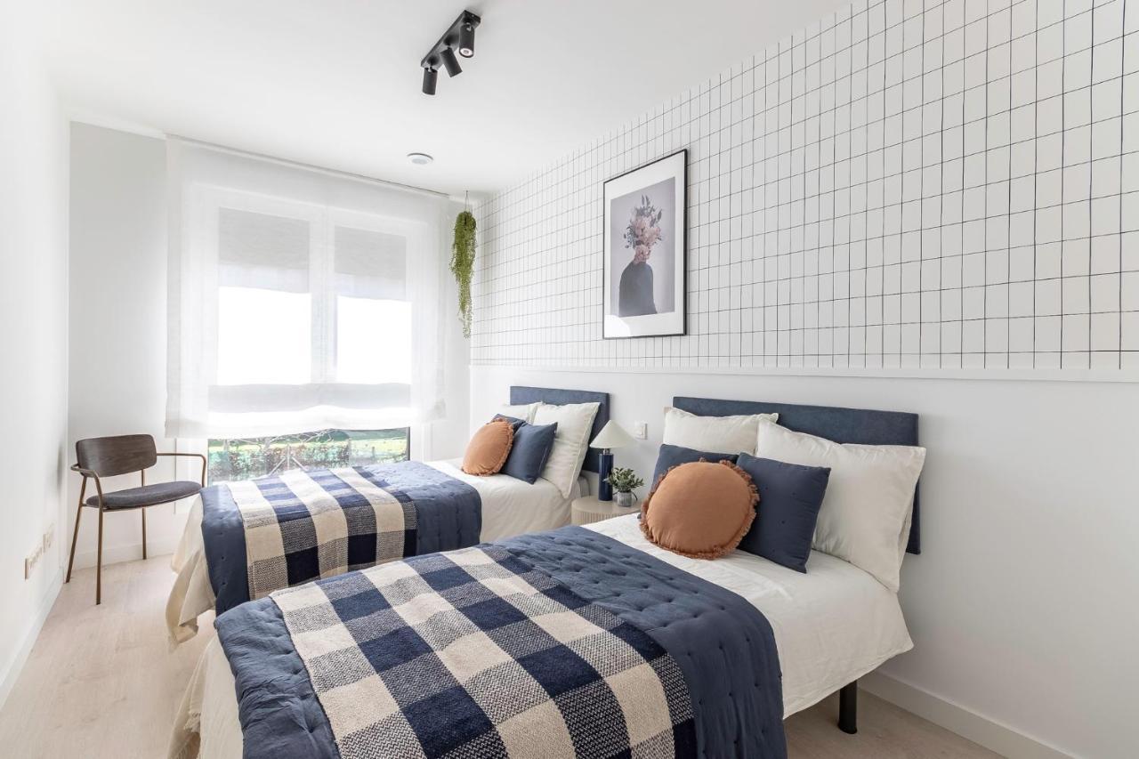 Nuevo Y Precioso En Algorta Con Parking Lägenhet Getxo Exteriör bild
