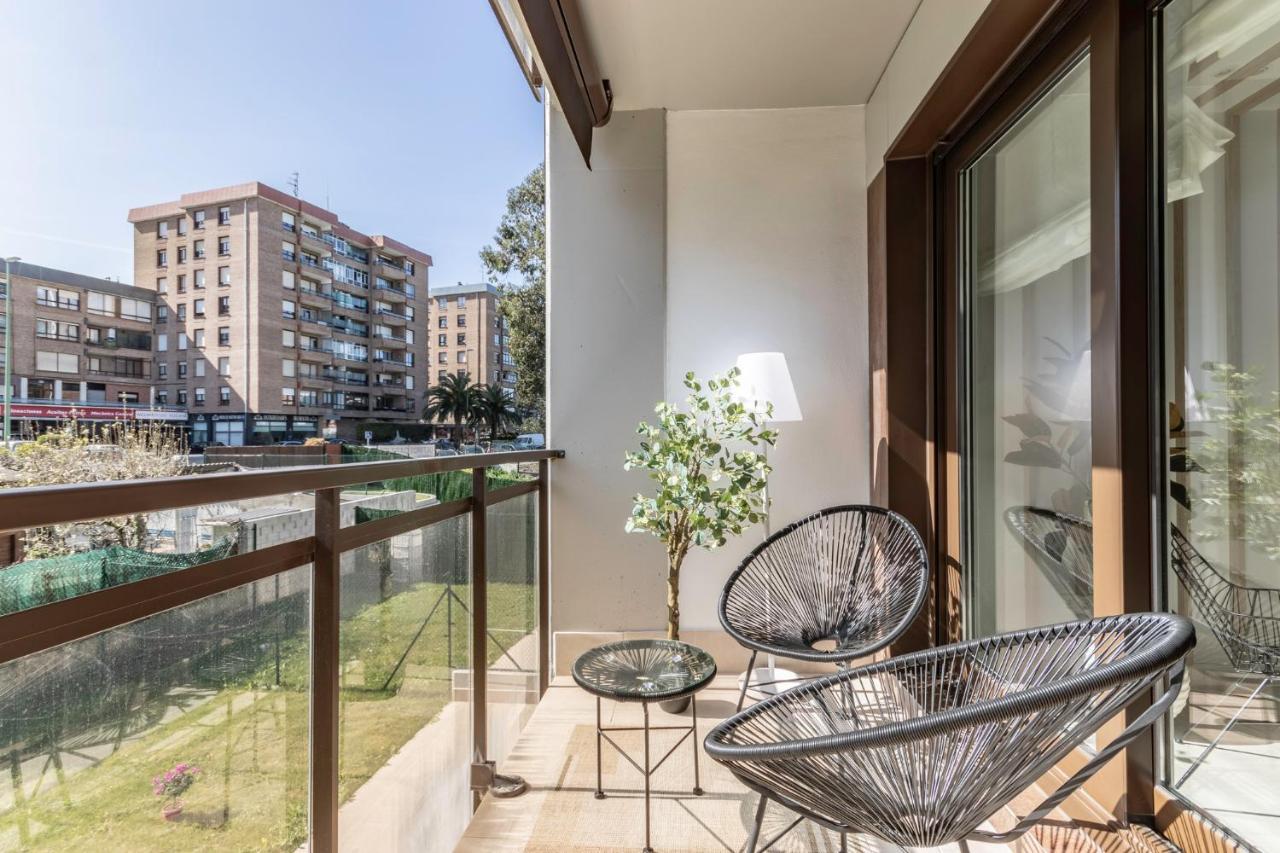 Nuevo Y Precioso En Algorta Con Parking Lägenhet Getxo Exteriör bild